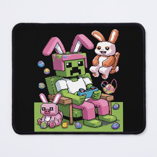 Item preview, Easter Bunny Egg Happy Easter Day Video Game Pixel Boy Men designed and sold by FadeOfThrone.