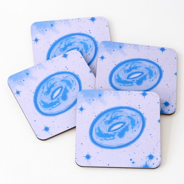 Item preview, Deep Blue Nebula Donut – Blacklight Glaze designed and sold by MRC4Studio.