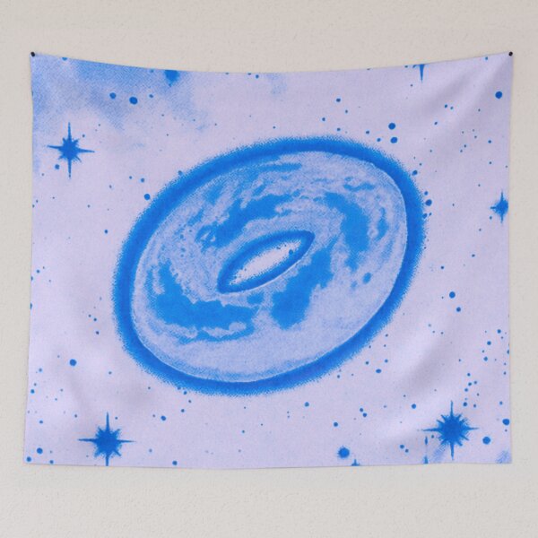 Item preview, Deep Blue Nebula Donut – Blacklight Glaze designed and sold by MRC4Studio.