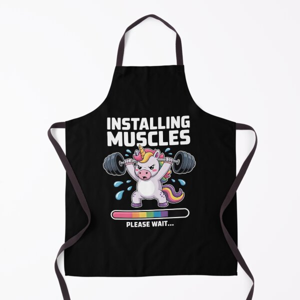 Item preview, Funny Cute Unicorn Workout Gym Fitness Weightlifting designed and sold by InspiredFoul.