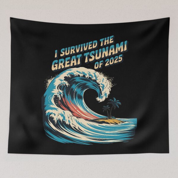 Item preview, I Survived The Great Hawaii Tsunami of 2025 41  designed and sold by MarryIsMonth.