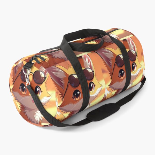 Item preview, Copy of Playful Anime Fox with Sunglasses Sunset Chibi Art designed and sold by NovaDigitalArt45.