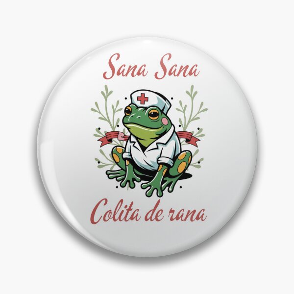 Item preview, "Sana sana colita de rana" frog nurse designed and sold by Chris-graphics-art.