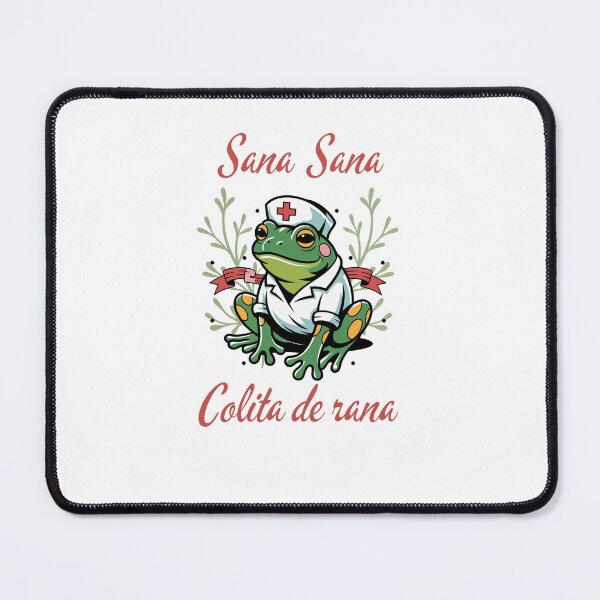 Item preview, "Sana sana colita de rana" frog nurse designed and sold by Chris-graphics-art.