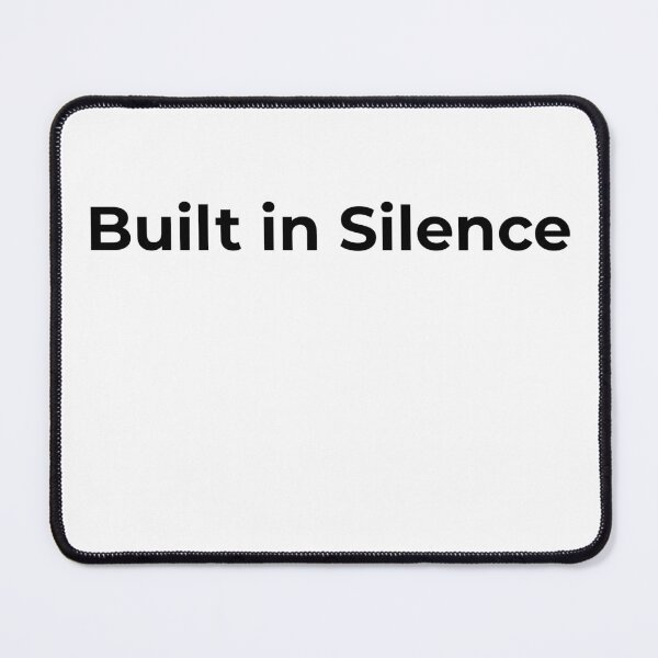 Item preview, Built in Silence – Quiet Hustle Minimal Quote designed and sold by RICHKIDSSTUDIO.