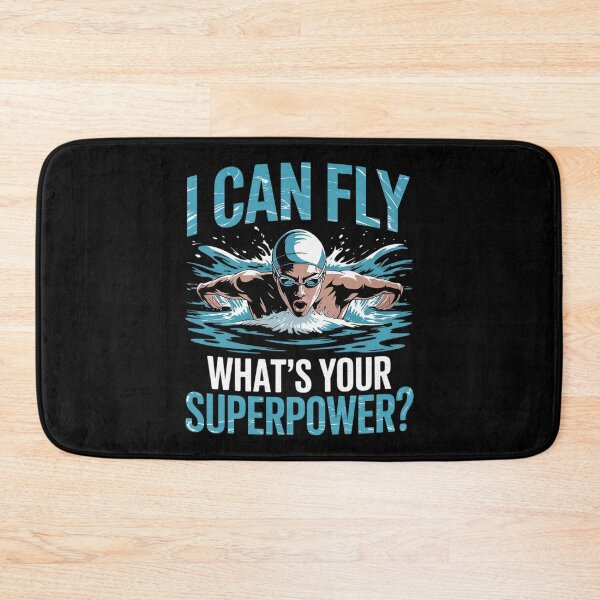 Item preview, Funny I Can Fly Swimming Cute Butterfly Swimmer Coach  designed and sold by InspiredFoul.