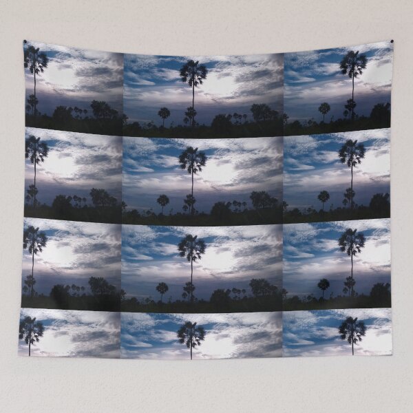 Item preview, Afternoon with blue sky and typical trees of northeastern Brazil designed and sold by Fran Cost.
