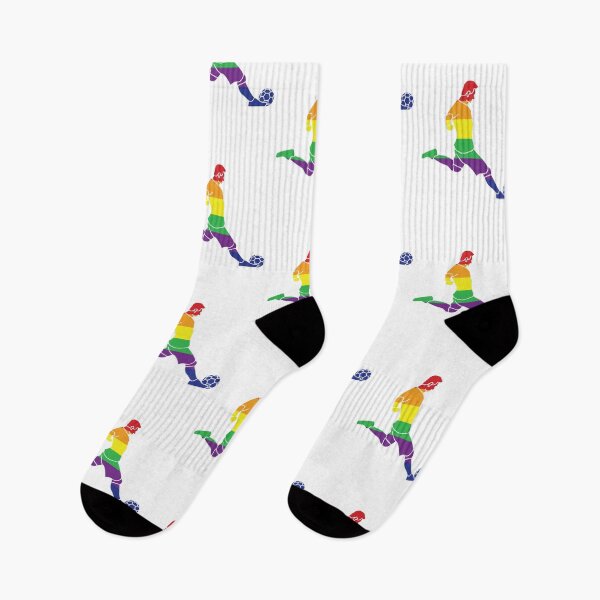 Item preview, Rainbow Soccer Player designed and sold by wilcoxm19.