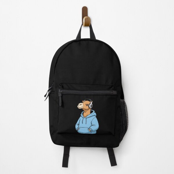 Item preview, Calm Camel Street Illustration – Hoodie Camel with Headphones | Chill Minimal Cartoon Art designed and sold by ColorSplash123.