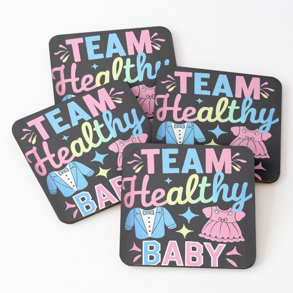 Item preview, Funny Gender Reveal Of Team Healthy Baby Party Supplies1  designed and sold by KotexTemu.