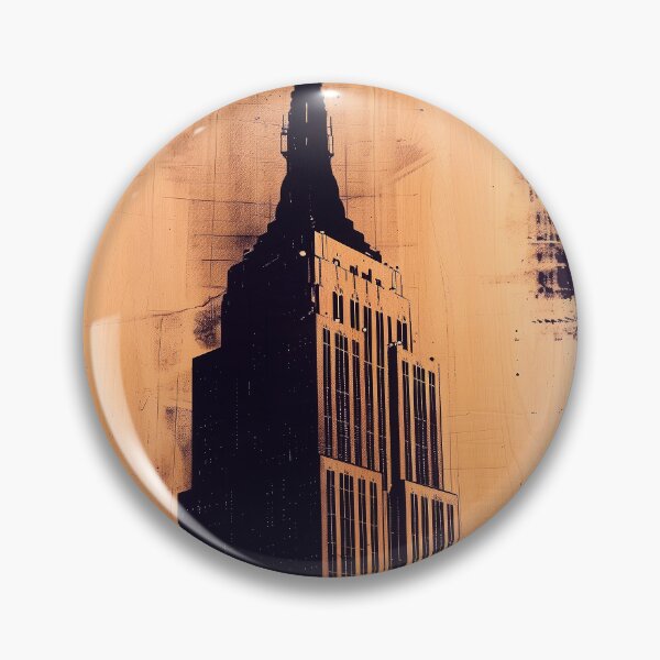 Item preview, NYC Empire State Building Wood Block Print 2 designed and sold by [EverNever] Creative Gear Alternatives.