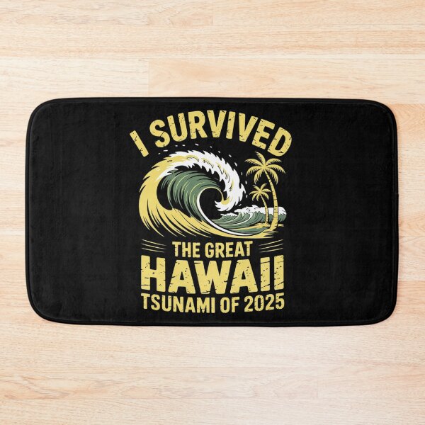Item preview, I Survived The Great Hawaii Tsunami of 2025 Men Womens  designed and sold by MarryIsMonth.