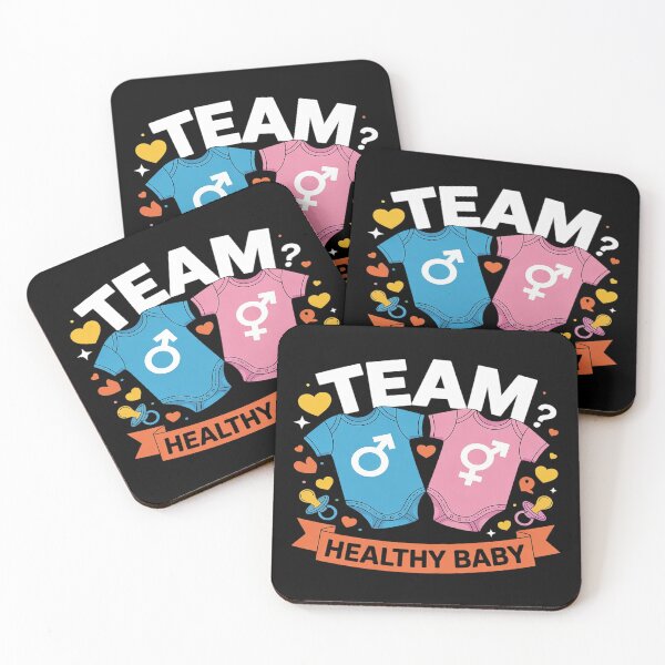 Item preview, Funny Gender Reveal Of Team Healthy Baby Party Supplies4  designed and sold by KotexTemu.