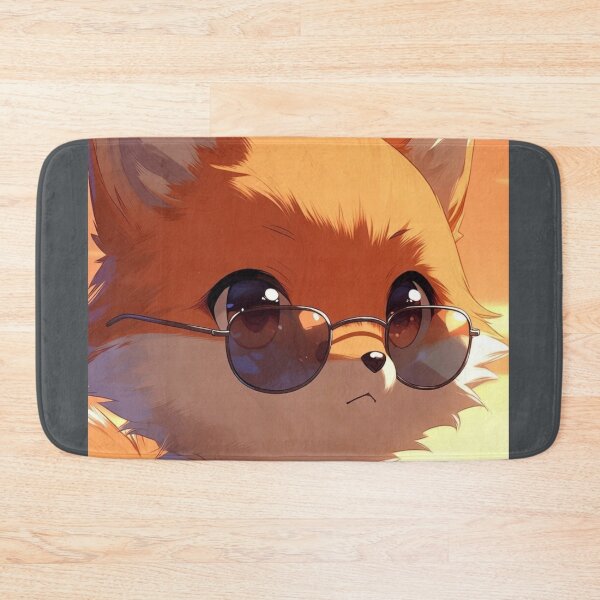 Item preview, Copy of Playful Anime Fox with Sunglasses Sunset Chibi Art designed and sold by NovaDigitalArt45.