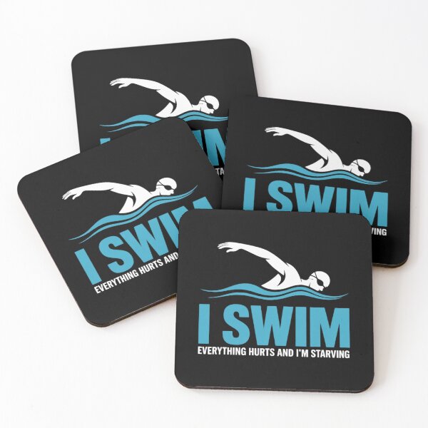 Item preview, Funny Swim Swimming Swimmer Saying  designed and sold by InspiredFoul.