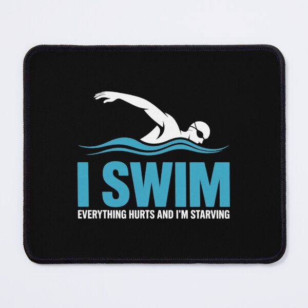 Item preview, Funny Swim Swimming Swimmer Saying designed and sold by InspiredFoul.