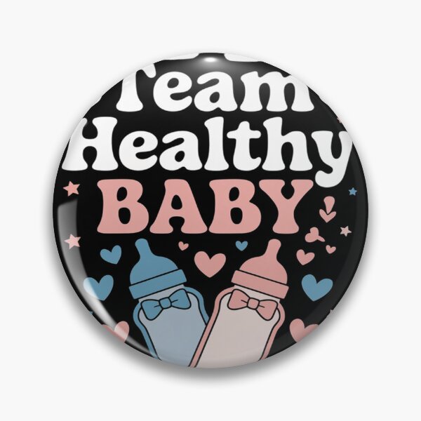 Item preview, Funny Gender Reveal Party Team Healthy Baby designed and sold by KotexTemu.