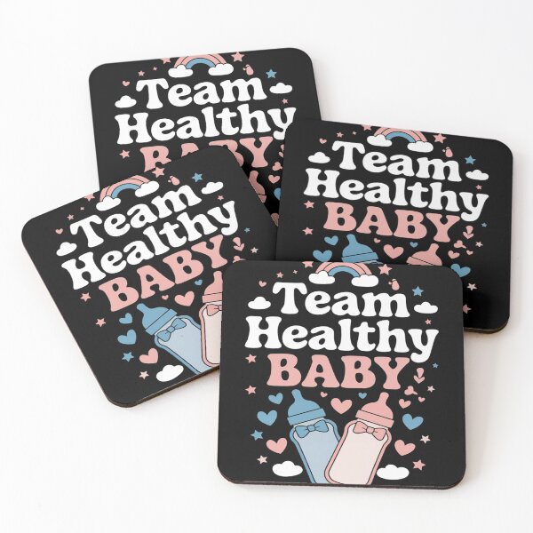 Item preview, Funny Gender Reveal Party Team Healthy Baby  designed and sold by KotexTemu.