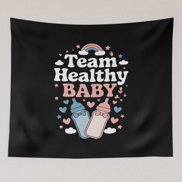 Item preview, Funny Gender Reveal Party Team Healthy Baby  designed and sold by KotexTemu.