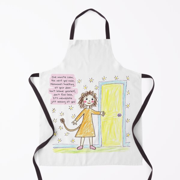 Item preview, Roaring Through Menopause – Funny Lion Costume Illustration with Humorous Poem designed and sold by HugsAndPrints.