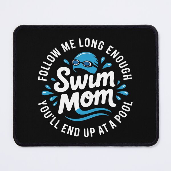 Item preview, Funny Swimmer Mom On Mother's Day Women's Black Swim Mom designed and sold by InspiredFoul.