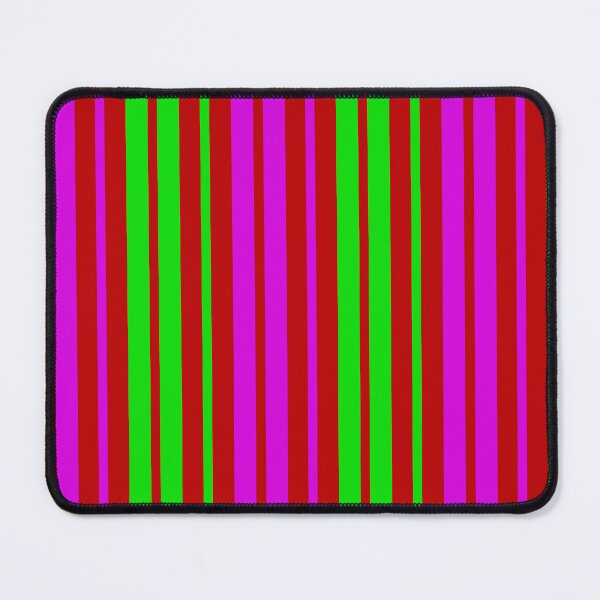 Item preview, Green Purple Stripes On Red Pattern Design designed and sold by PatternTitan.