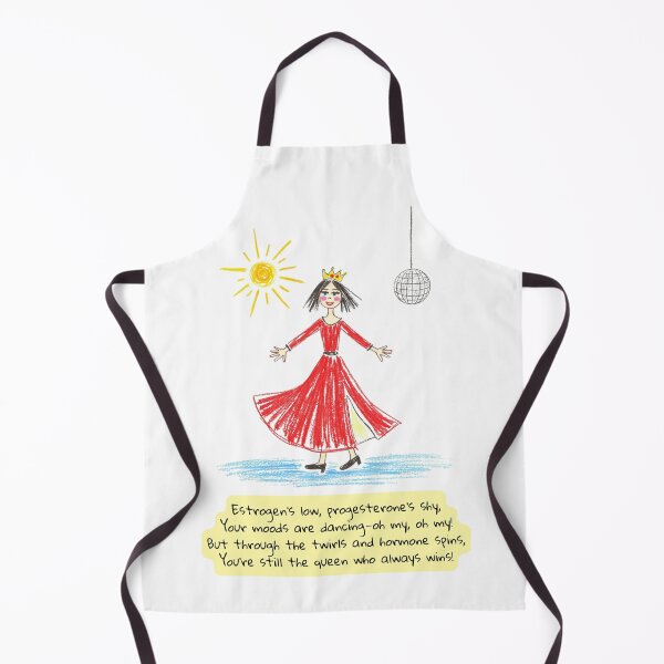 Item preview, Menopausal Flamenco Queen Under Disco Ball Children's Crayon Drawing | Humorous Poem for Midlife Women designed and sold by HugsAndPrints.
