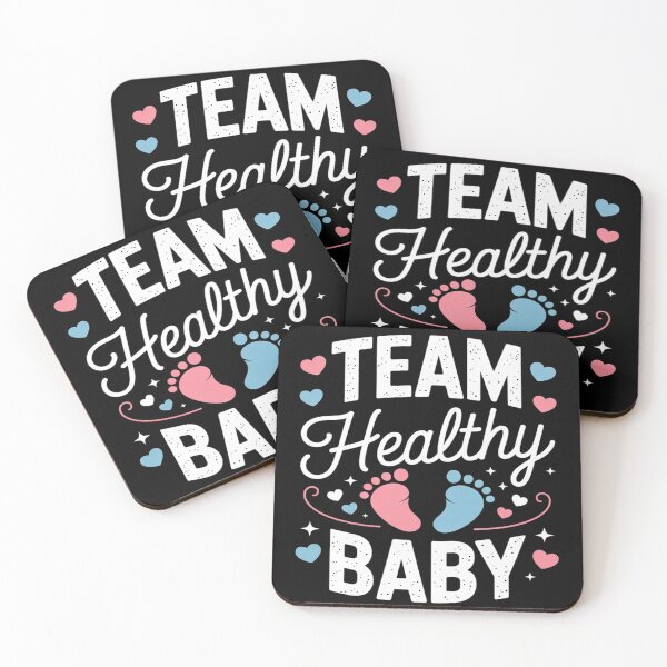 Item preview, Funny gender reveal team healthy baby party supplies  designed and sold by KotexTemu.