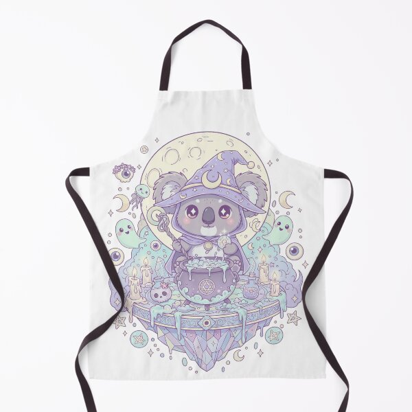 Item preview, Pastel Goth Koala Wizard: Floating Gemstone Ritual designed and sold by RubisLeaf.
