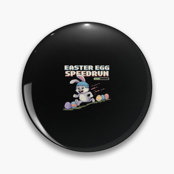 Item preview, Easter Egg Speedrun Happy Easter Day Video Game Pixel  designed and sold by SyntaxClaw.