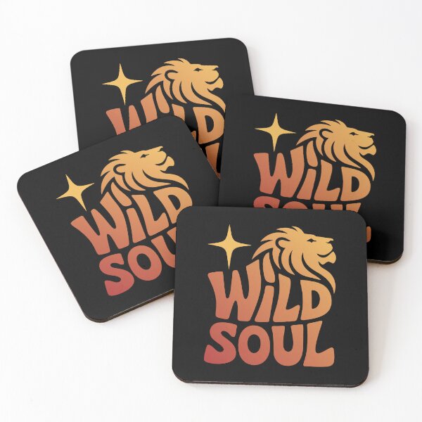 Item preview, Wild Soul – Free Spirit Lion Typography Art designed and sold by TipTop GFX.