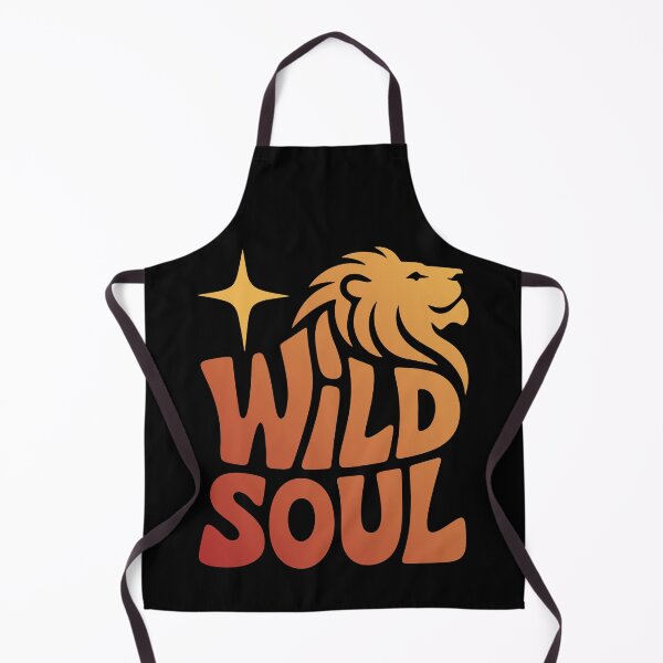 Item preview, Wild Soul – Free Spirit Lion Typography Art designed and sold by TipTop GFX.