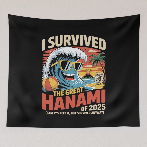 Item preview, I Survived The Great Hawaii Tsunami of 2025 Sarcastic 4  designed and sold by MarryIsMonth.