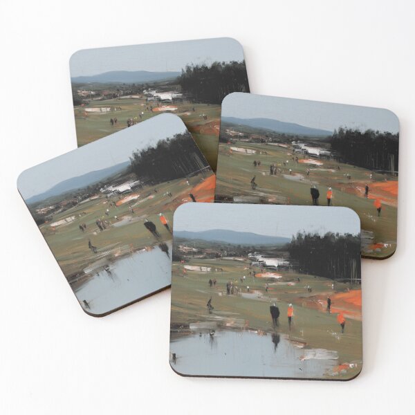 Item preview, Golfers on a Scenic Course designed and sold by lautir.