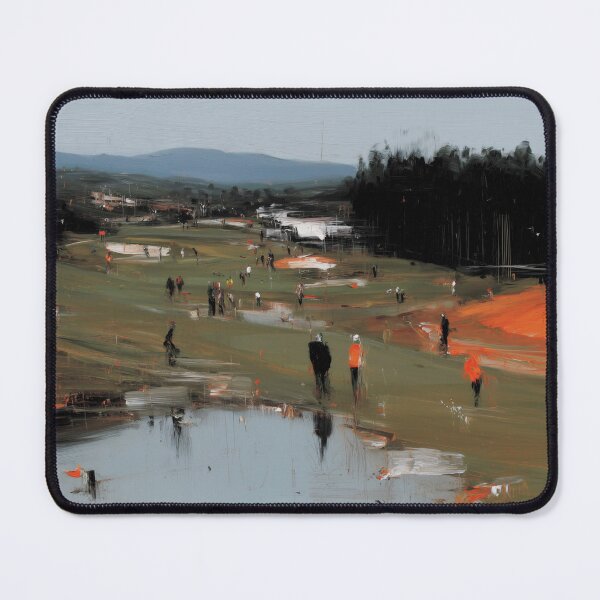 Item preview, Golfers on a Scenic Course designed and sold by lautir.
