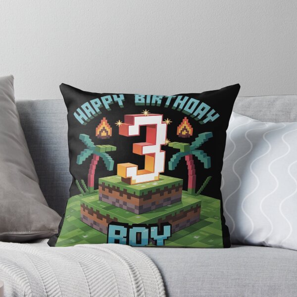 Item preview, Fun 3rd Birthday Pixel Art Video Game 3 Year Old Bday Boys  designed and sold by FadeOfThrone.