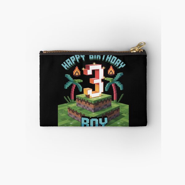 Item preview, Fun 3rd Birthday Pixel Art Video Game 3 Year Old Bday Boys  designed and sold by FadeOfThrone.