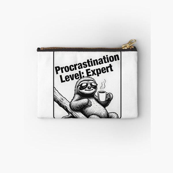 Item preview, Procrastination Level: Expert Sloth designed and sold by SunDrift.