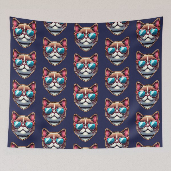 Item preview, Sunglass Cat – Stylish Feline with Attitude designed and sold by Dogandesighn.