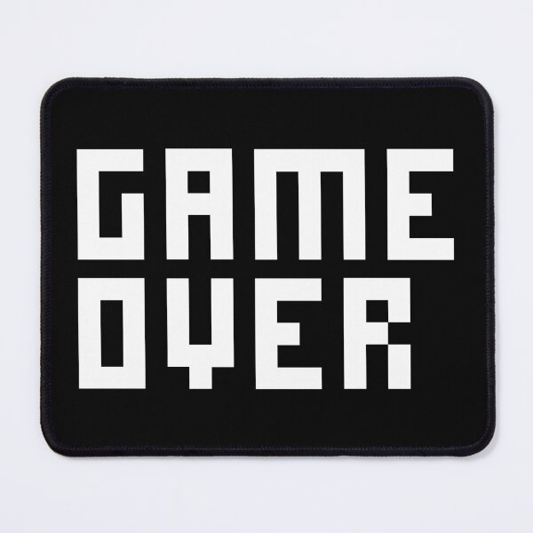 Item preview, 8 bit pixel art game over designed and sold by tonylau81.