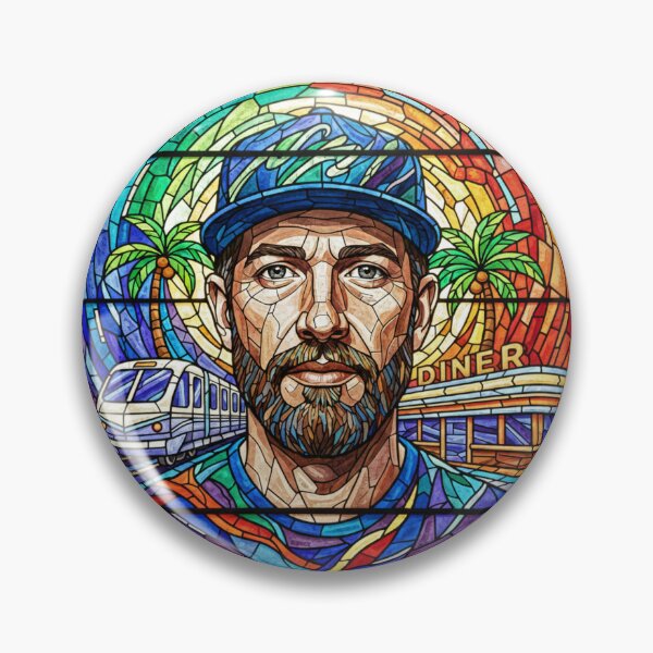 Item preview, Adam the Woo - Stained Glass Circle of Goodness designed and sold by Vantage Print Co..