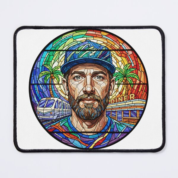 Item preview, Adam the Woo - Stained Glass Circle of Goodness designed and sold by Vantage Print Co..