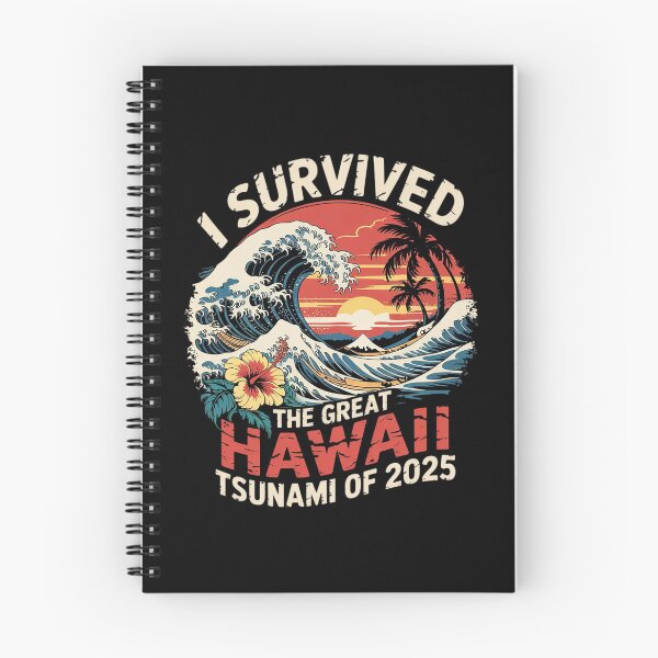 Item preview, I Survived The Great Hawaii Tsunami of 2025 Saying  5  designed and sold by MarryIsMonth.