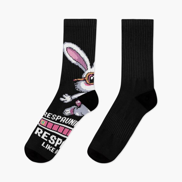 Item preview,  Easter Gaming Respawn Like a Bunny Video Game Pixel  designed and sold by FadeOfThrone.