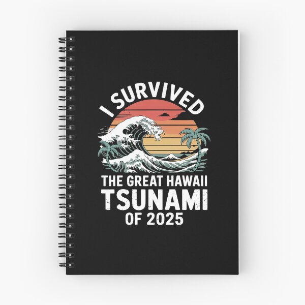 Item preview, I Survived The Great Hawaii Tsunami of 2025 Saying  6  designed and sold by MarryIsMonth.