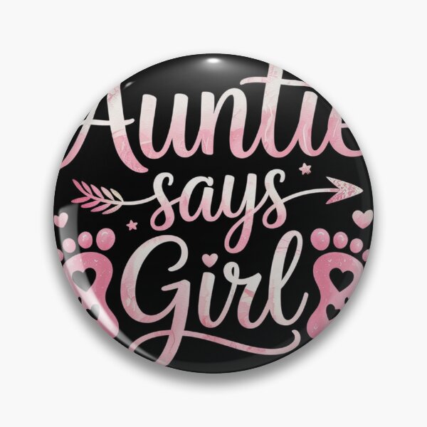 Item preview, Gender reveal Auntie says Girl baby matching family set  designed and sold by KotexTemu.