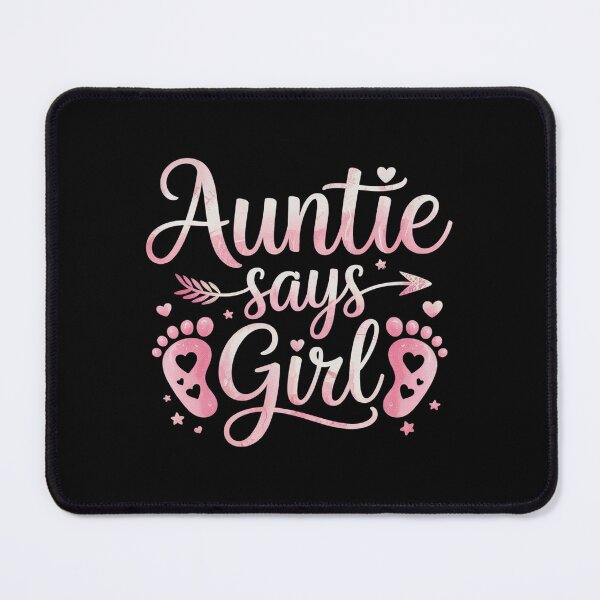 Item preview, Gender reveal Auntie says Girl baby matching family set  designed and sold by KotexTemu.