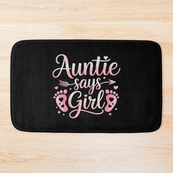 Item preview, Gender reveal Auntie says Girl baby matching family set  designed and sold by KotexTemu.