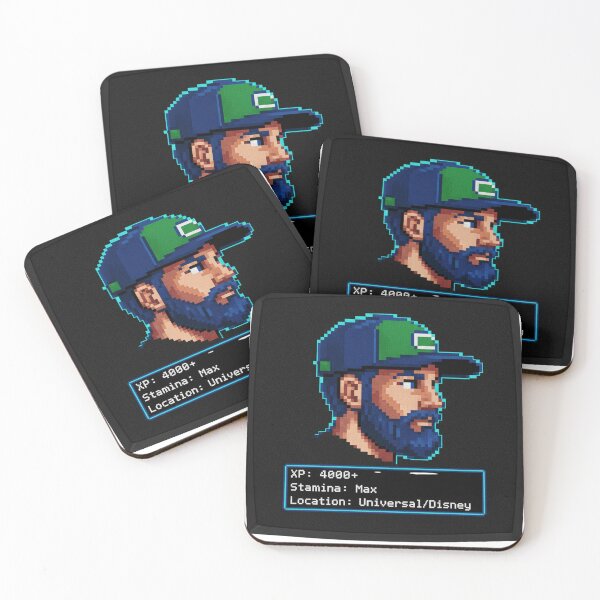 Item preview, Adam the Woo - 8-Bit Vlogger Stats designed and sold by Vantage Print Co..