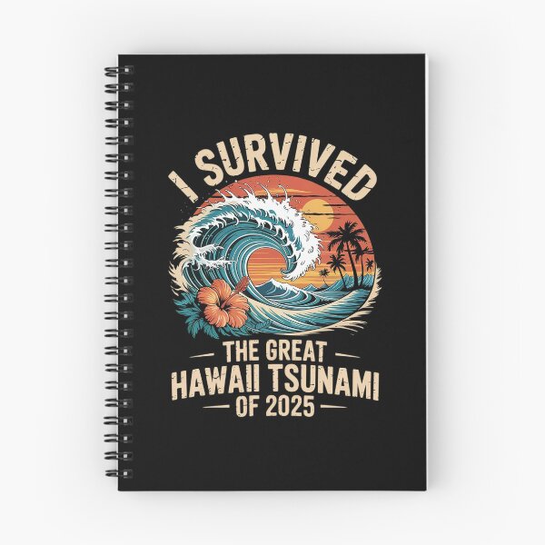 Item preview, I Survived The Great Hawaii Tsunami of 2025 Saying 1  designed and sold by MarryIsMonth.